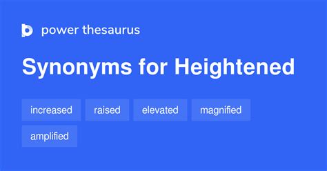 synonym heighten|heightened meaning.